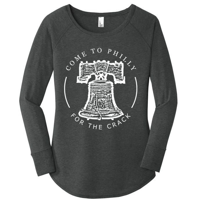 Philadelphia Come Women's Perfect Tri Tunic Long Sleeve Shirt