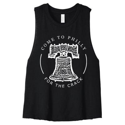 Philadelphia Come Women's Racerback Cropped Tank