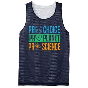 Pro Choice Pro Planet Pro Science Earth Day Environmentalist Mesh Reversible Basketball Jersey Tank