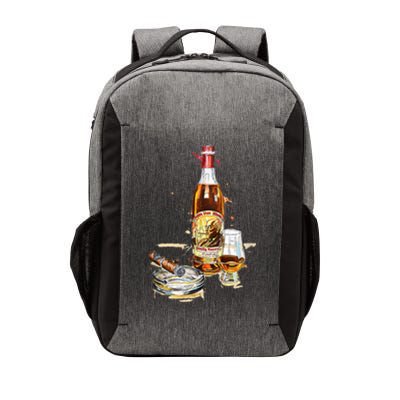 Pappy & Cigar Painting, Blantons, Buffalo Trace Vector Backpack