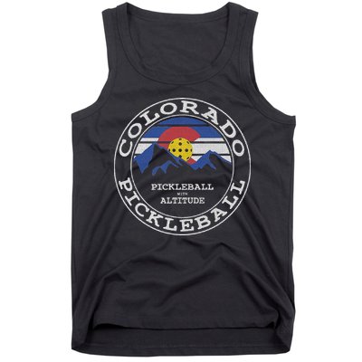 Pickleball Colorado Pickle Ball With Altitude Pickleball Tank Top
