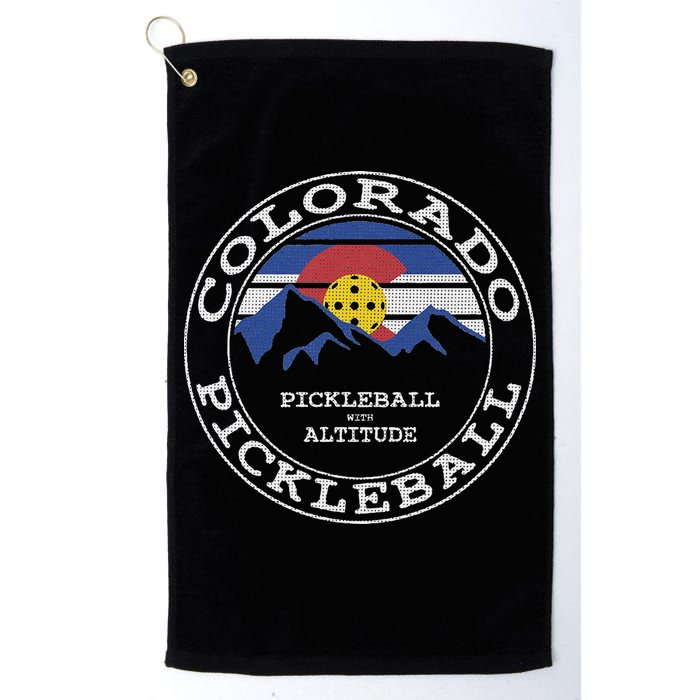 Pickleball Colorado Pickle Ball With Altitude Pickleball Golf Towel