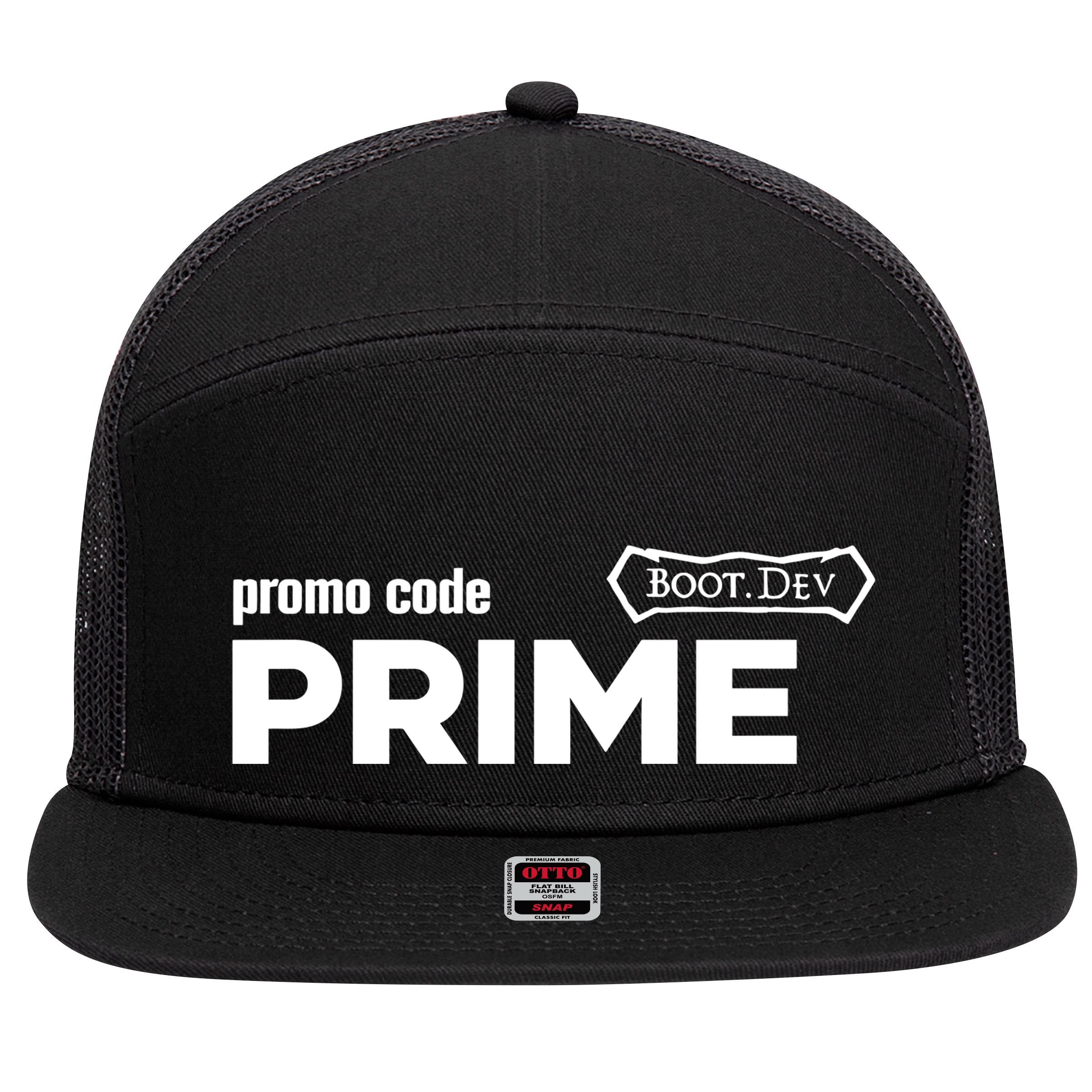 Promo Code Prime Boot.Dev 7 Panel Mesh Trucker Snapback Hat