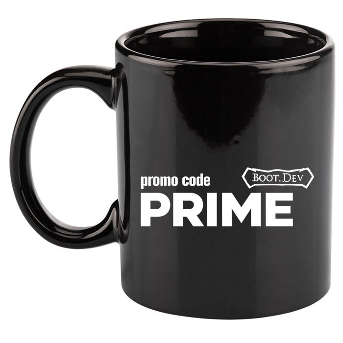 Promo Code Prime Boot.Dev 11oz C Handle Ceramic Mug