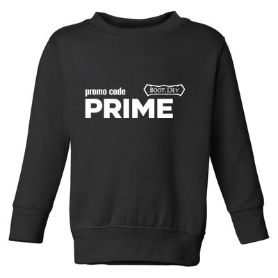 Promo Code Prime Boot.Dev Toddler Sweatshirt