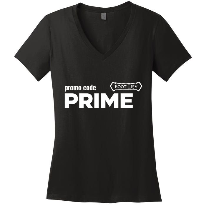 Promo Code Prime Boot.Dev Women's V-Neck T-Shirt