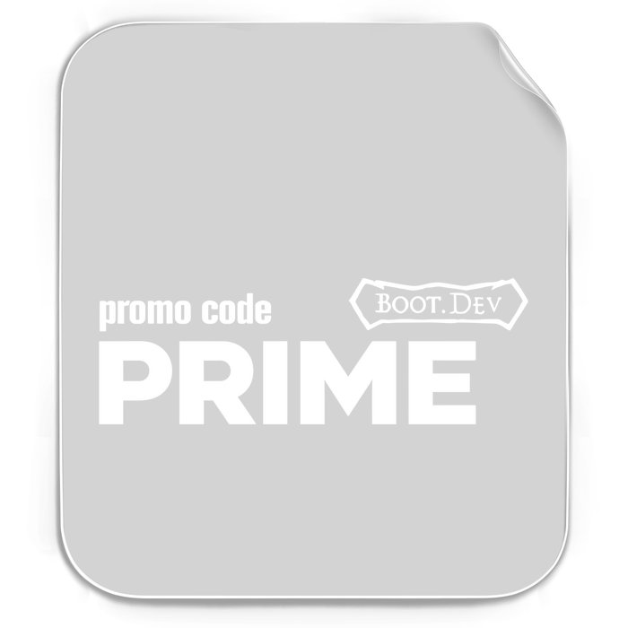 Promo Code Prime Boot.Dev Permanent Decal Sticker