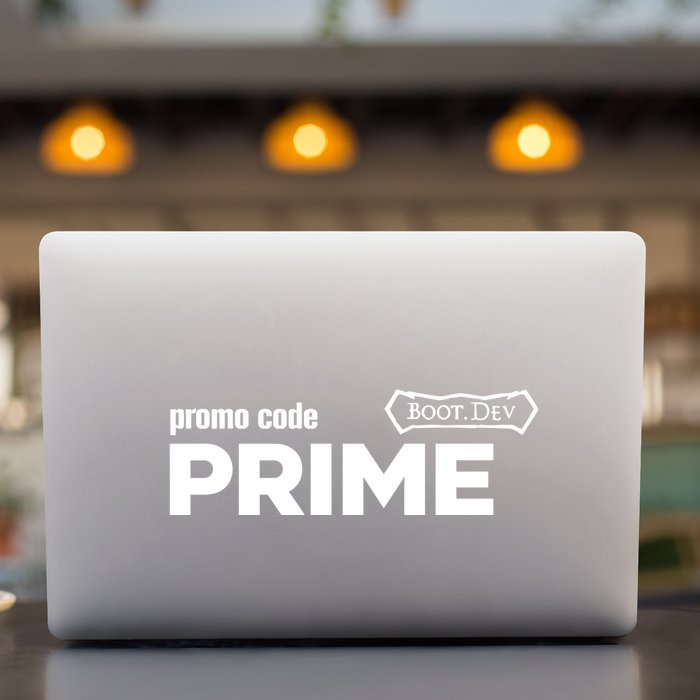 Promo Code Prime Boot.Dev Permanent Decal Sticker