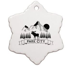 Park City Park City Utah Souvenir Ceramic Star Ornament