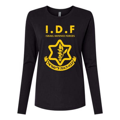 Purim Costume Party IDF Tzahal Israel Defense Forces Jewish  Womens Cotton Relaxed Long Sleeve T-Shirt