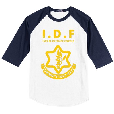 Purim Costume Party IDF Tzahal Israel Defense Forces Jewish  Baseball Sleeve Shirt