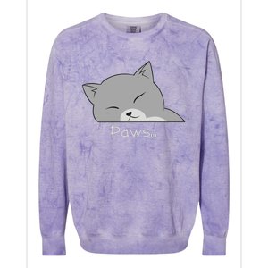 Paws Cat Colorblast Crewneck Sweatshirt