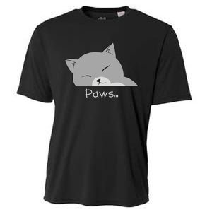 Paws Cat Cooling Performance Crew T-Shirt