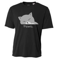 Paws Cat Cooling Performance Crew T-Shirt