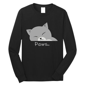 Paws Cat Long Sleeve Shirt