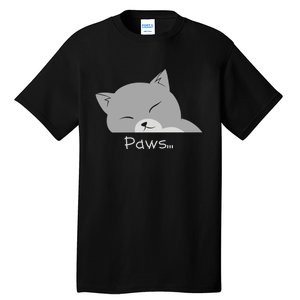 Paws Cat Tall T-Shirt