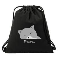 Paws Cat Drawstring Bag