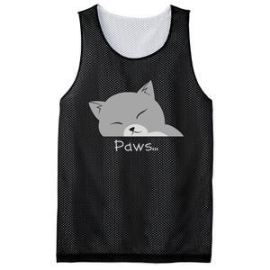 Paws Cat Mesh Reversible Basketball Jersey Tank