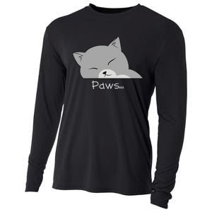 Paws Cat Cooling Performance Long Sleeve Crew