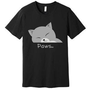 Paws Cat Premium T-Shirt