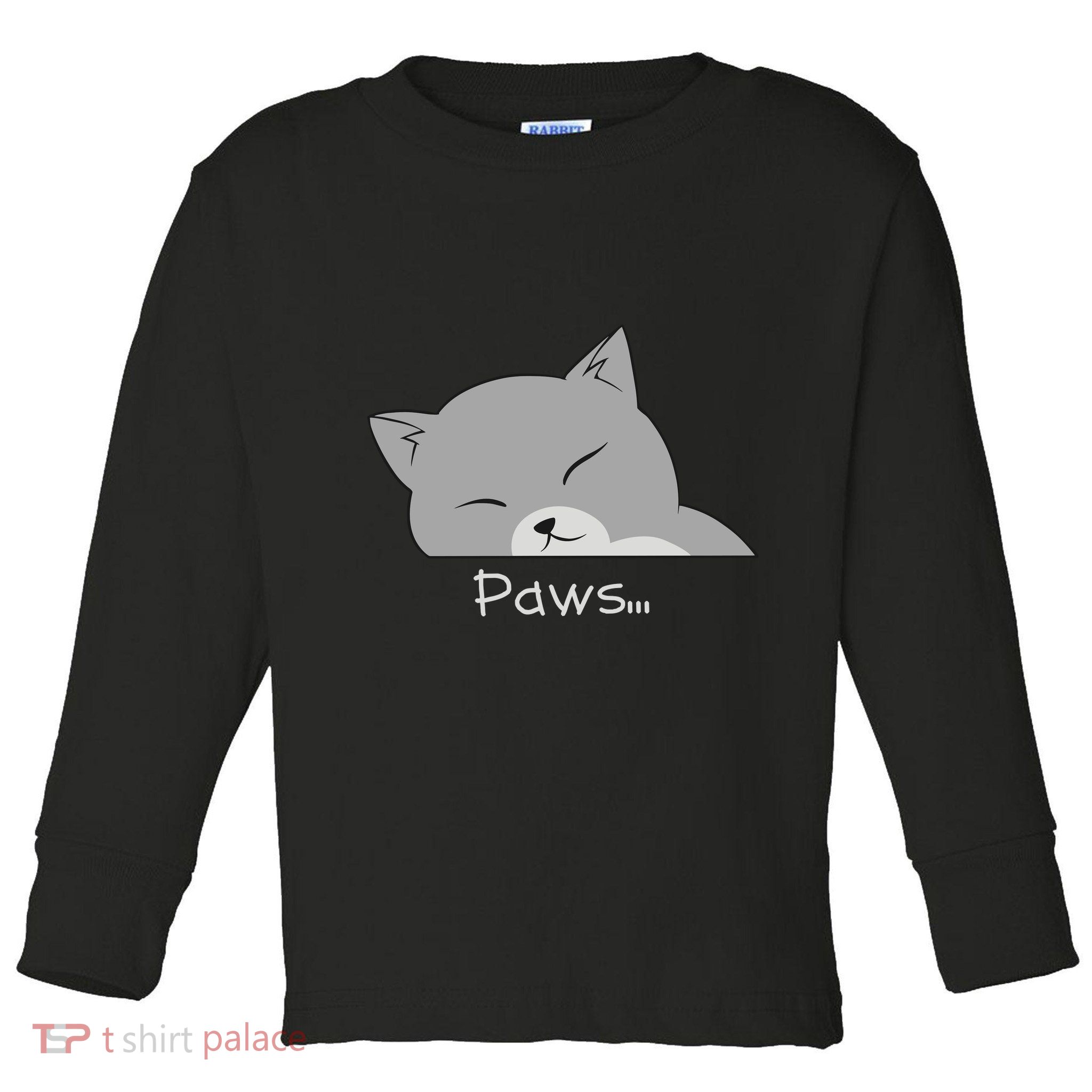 Paws Cat Toddler Long Sleeve Shirt