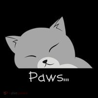Paws Cat Women's V-Neck T-Shirt