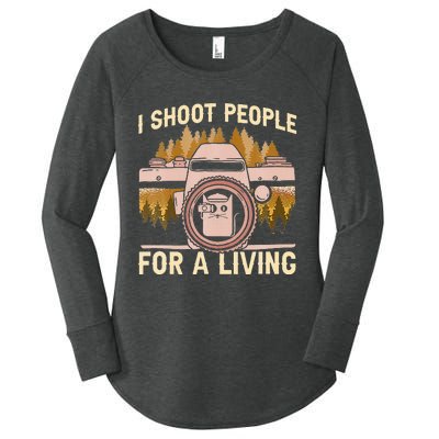 Professional Cat Photographer Capturing Feline Moments Women's Perfect Tri Tunic Long Sleeve Shirt