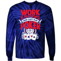 Poker Casino Player Bluffing Ace Royal Flush Pik Pot Tie-Dye Long Sleeve Shirt