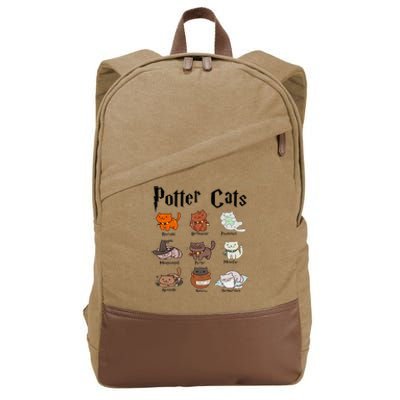 Potter Cats Cotton Canvas Backpack