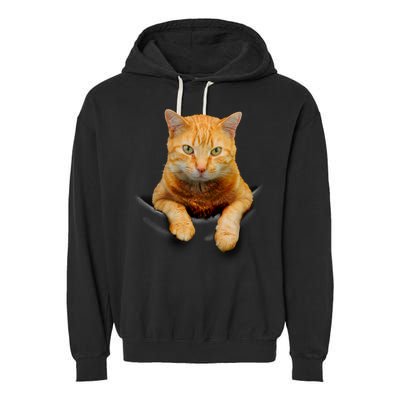 Pocket Cat Garment-Dyed Fleece Hoodie