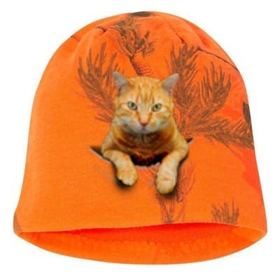 Pocket Cat Kati - Camo Knit Beanie