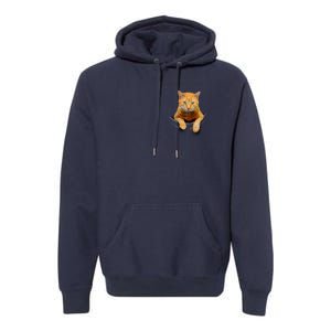 Pocket Cat Premium Hoodie