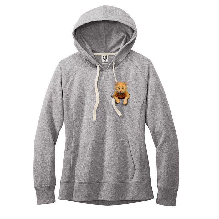 Pocket Cat Women's Fleece Hoodie