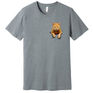 Pocket Cat Premium T-Shirt