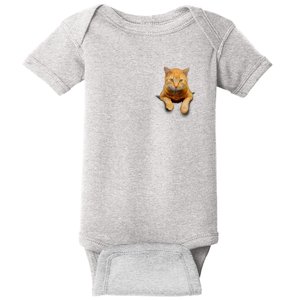 Pocket Cat Baby Bodysuit