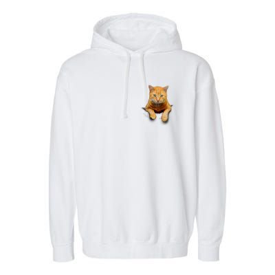 Pocket Cat Garment-Dyed Fleece Hoodie