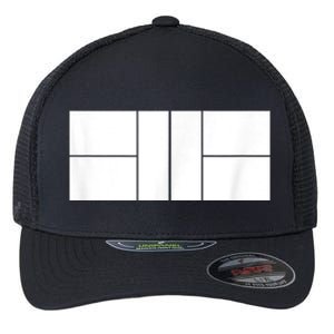 Pickleball Court Player Cute Pickleball Team Flexfit Unipanel Trucker Cap