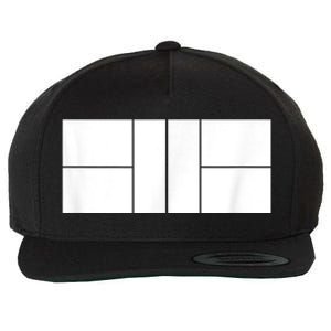 Pickleball Court Player Cute Pickleball Team Wool Snapback Cap