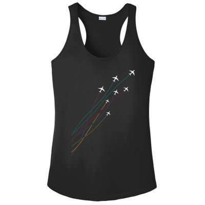 Pilot Commercial Passenger Airplanes Aeroplanes Airline Gift Ladies PosiCharge Competitor Racerback Tank