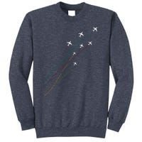 Pilot Commercial Passenger Airplanes Aeroplanes Airline Gift Sweatshirt