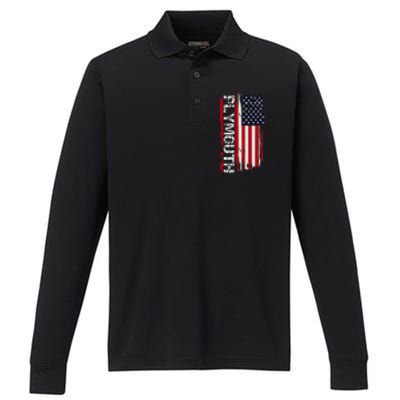 Plymouth City Performance Long Sleeve Polo