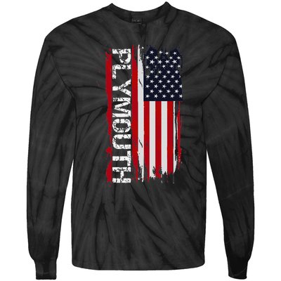 Plymouth City Tie-Dye Long Sleeve Shirt