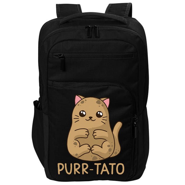 Purrtato Cat Potato Cat Lover Idaho Potatoes Impact Tech Backpack