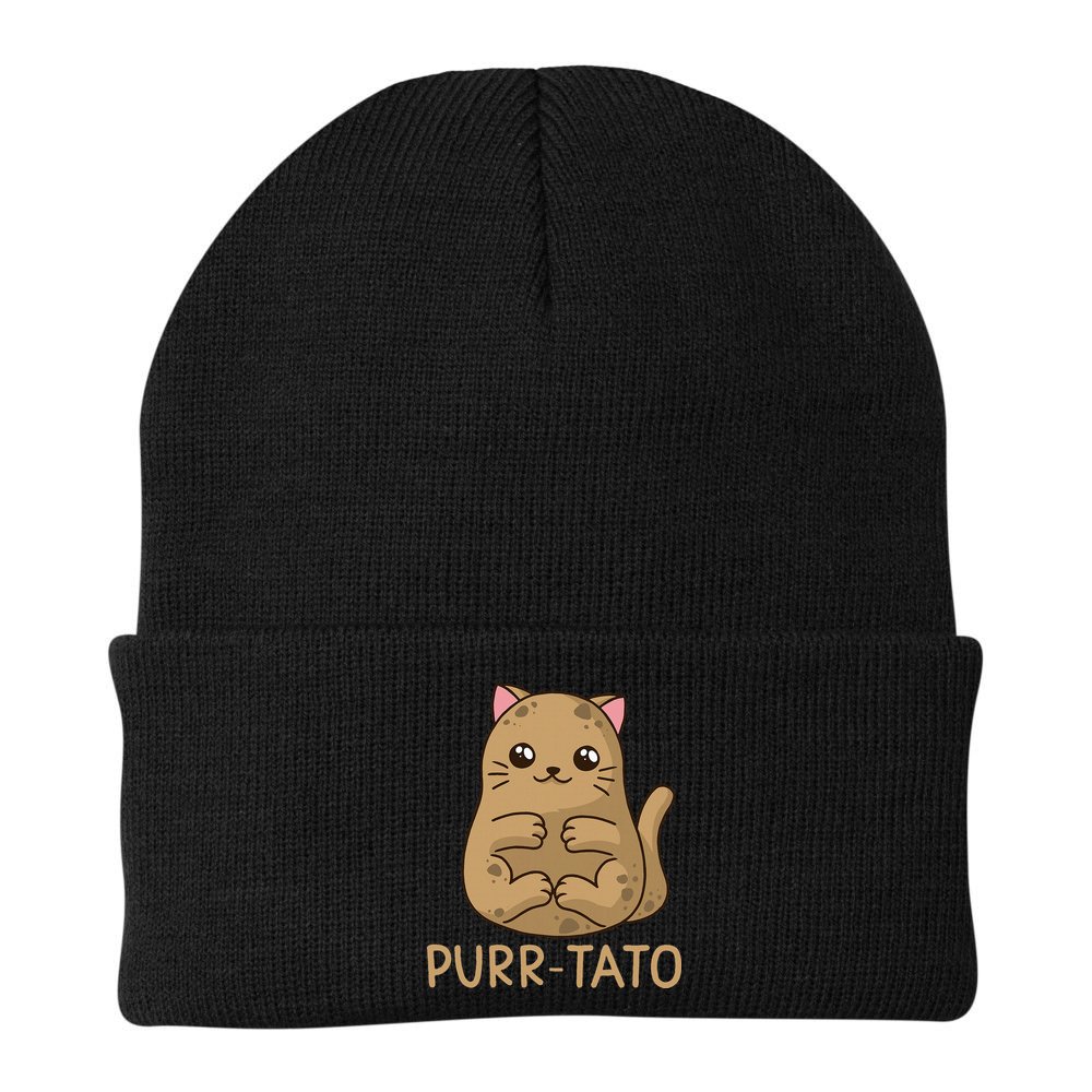 Purrtato Cat Potato Cat Lover Idaho Potatoes Beanie