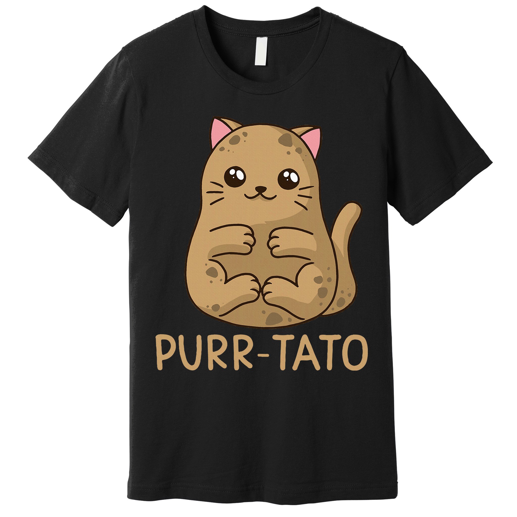 Purrtato Cat Potato Cat Lover Idaho Potatoes Premium T-Shirt