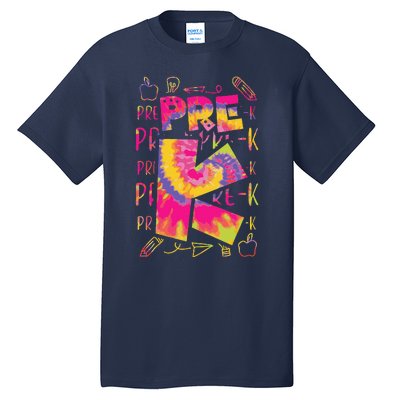 PreK Cute Prek Pre K First Day Of School Teacher Tall T-Shirt