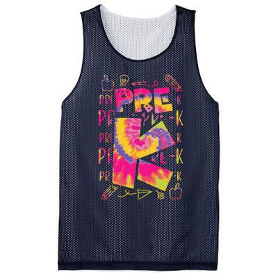 PreK Cute Prek Pre K First Day Of School Teacher Mesh Reversible Basketball Jersey Tank