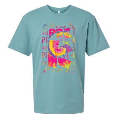 PreK Cute Prek Pre K First Day Of School Teacher Sueded Cloud Jersey T-Shirt