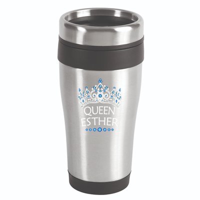 Purim Costume Queen Esther Humorous Jewish Costume 16oz Travel Tumbler