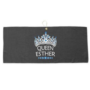 Purim Costume Queen Esther Humorous Jewish Costume Large Microfiber Waffle Golf Towel